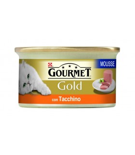 Gourmet gold mousse con tacchino 85 gr