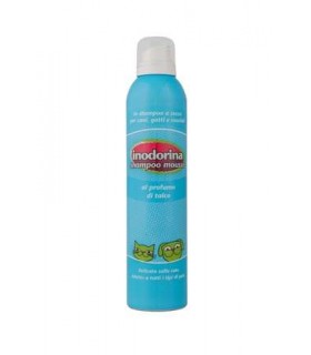 Inodorina shampoo mousse al profumo di talco 300 ml